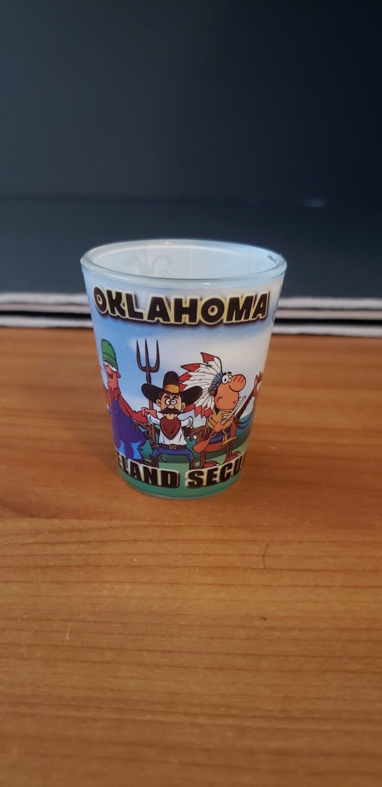 Funny Humor Oklahoma Shot Glass