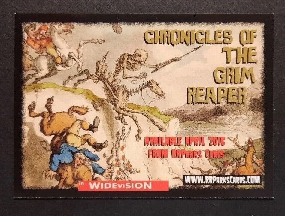 RRParks 2016 “Chronicles Of the Grim Reaper” 4 Promo Cards 1 thru 4 NM