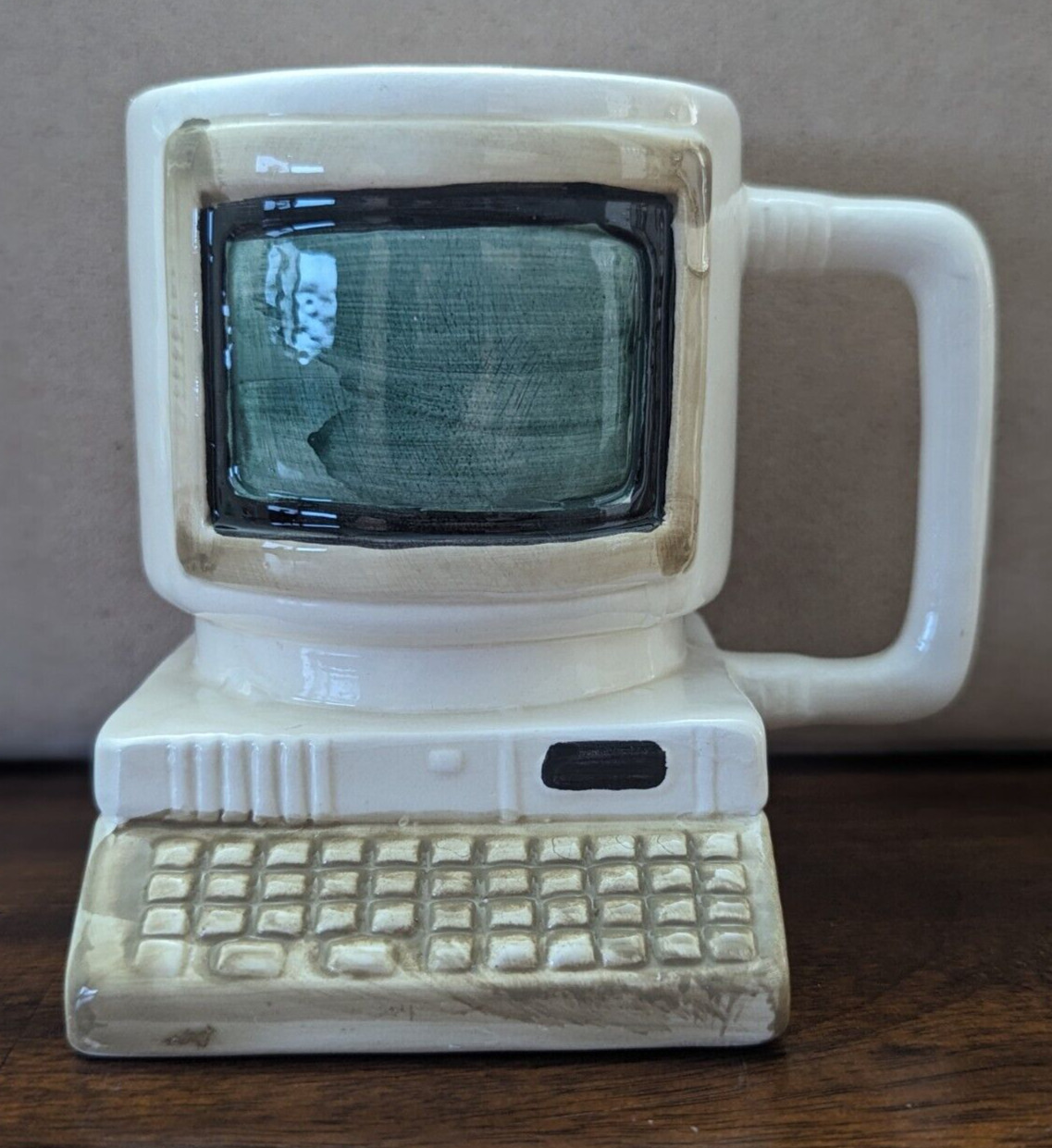 Vintage, Beautifully crafted, Desktop Computer Novelty Coffee Mug 1992 Banning