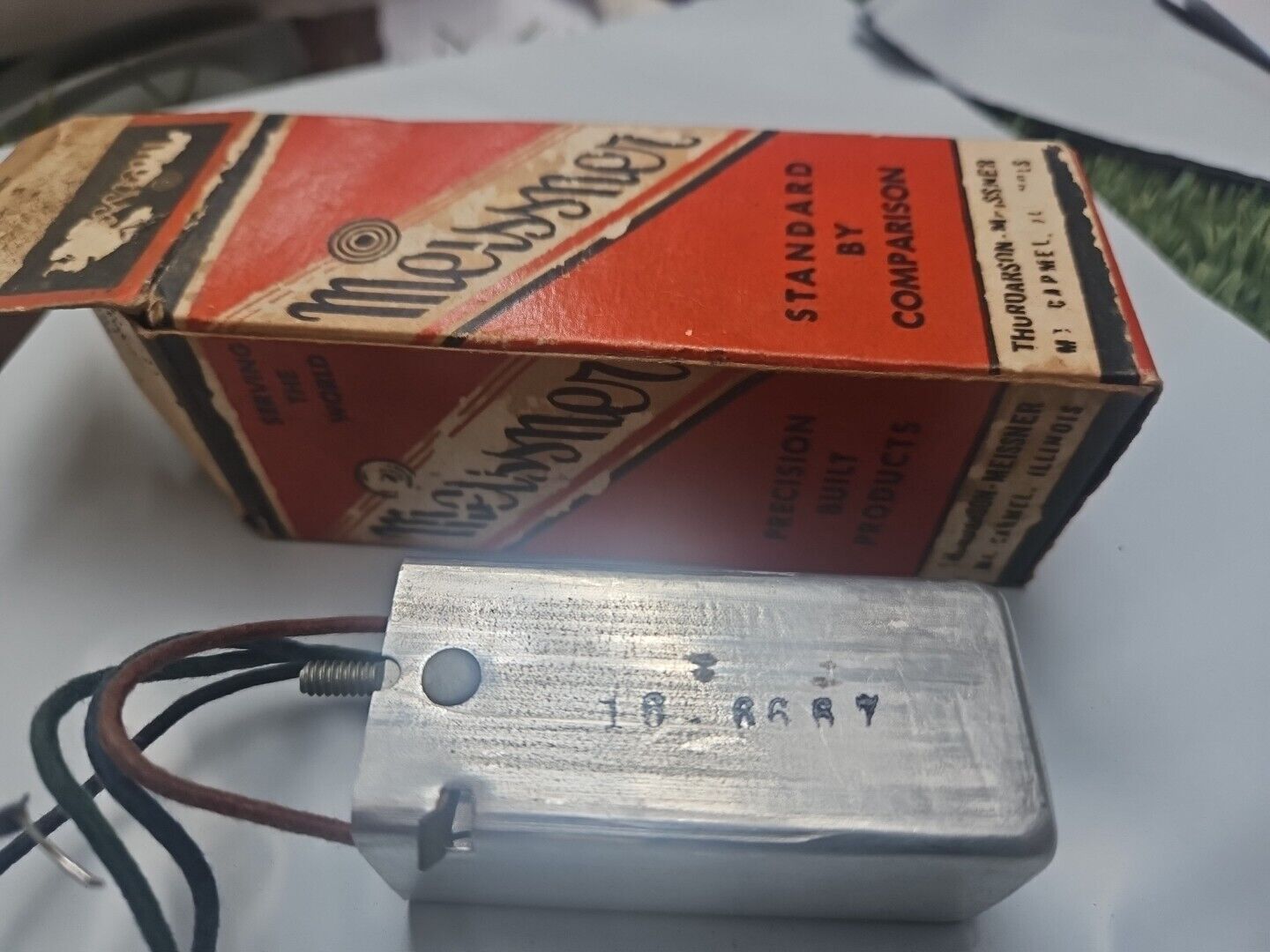 MEISSNER Input IF Coil 16-6667 (456KC) NOS w/ Carton ~1950s ~\