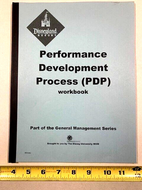 Disneyland Cast Performance Development Process Training Manual WDW University