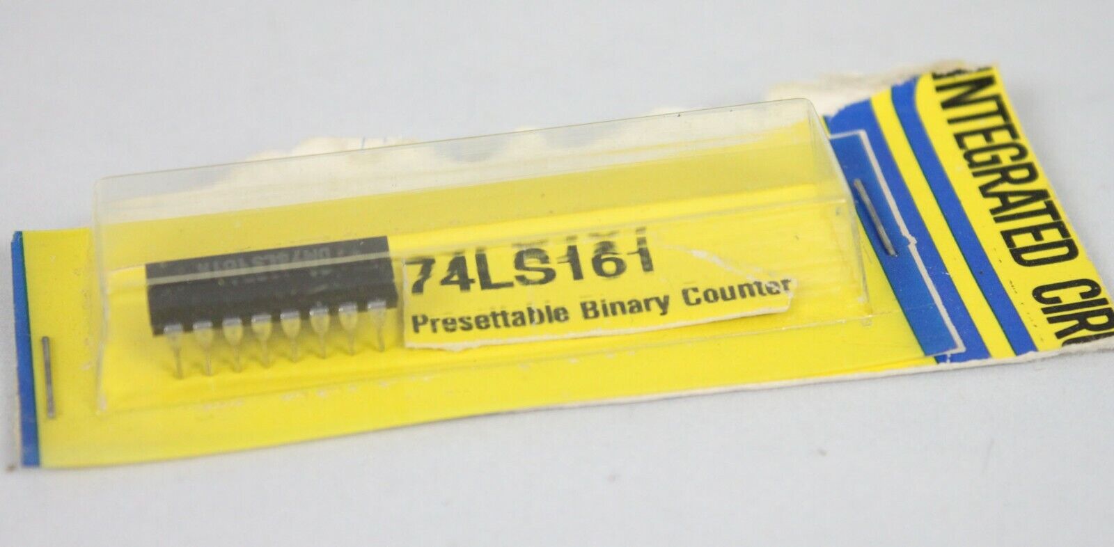 Integratged Circuit Presettable Binary Counter 74LS161 Chip Board Vtg Arcade 