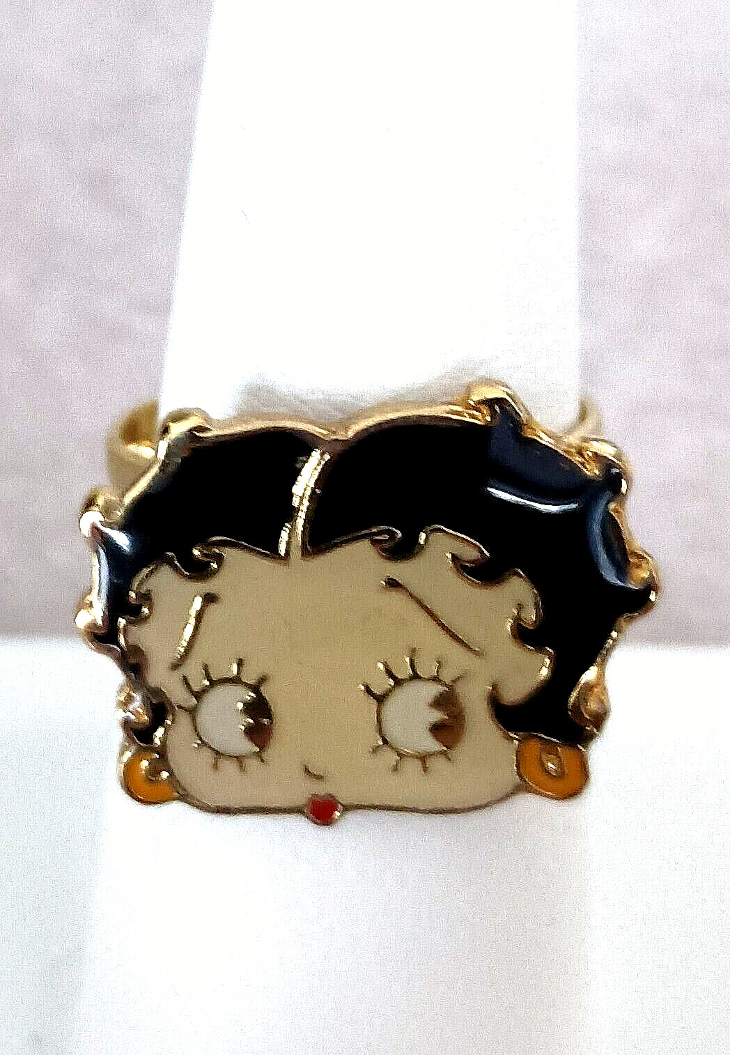 Rare Vintage Classic Betty Boop Comic Collectible Ring 1990s New NOS