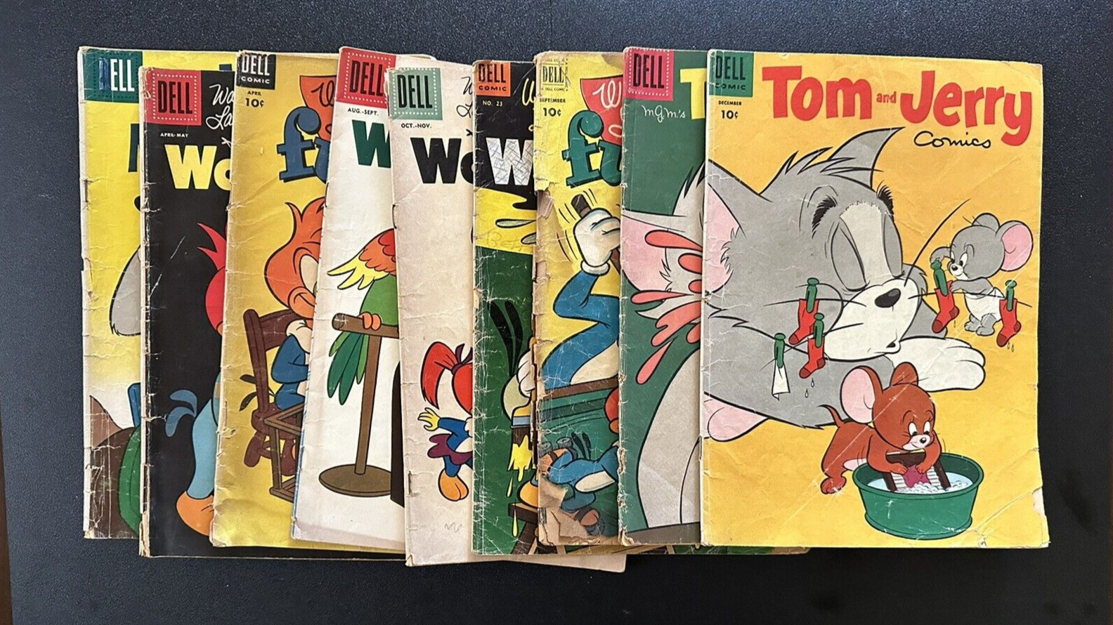 Tom And Jerry Comics & Woody Woodpecker Lot - Dell Comics