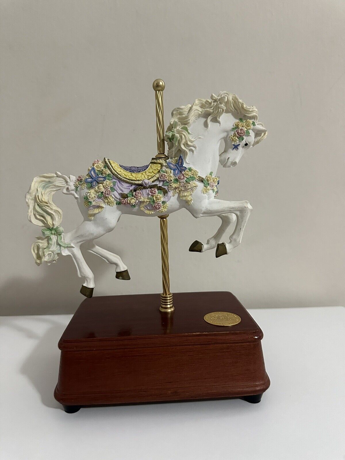 The San Francisco Music Box Carousel Horse Limited Edition 6557