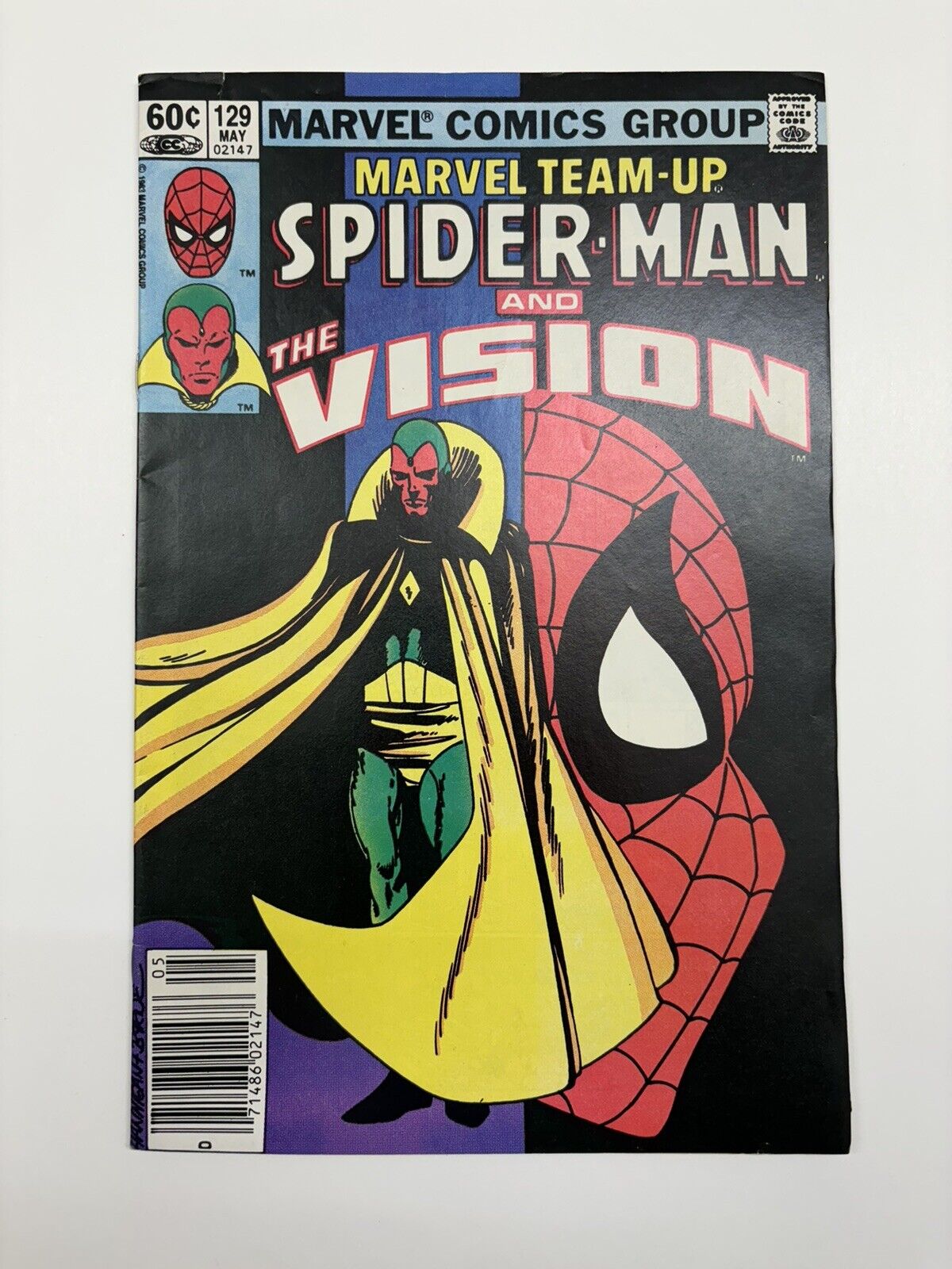 Marvel Team-Up #129 (Marvel 1983) - Spider-Man & The Vision - Bronze Age