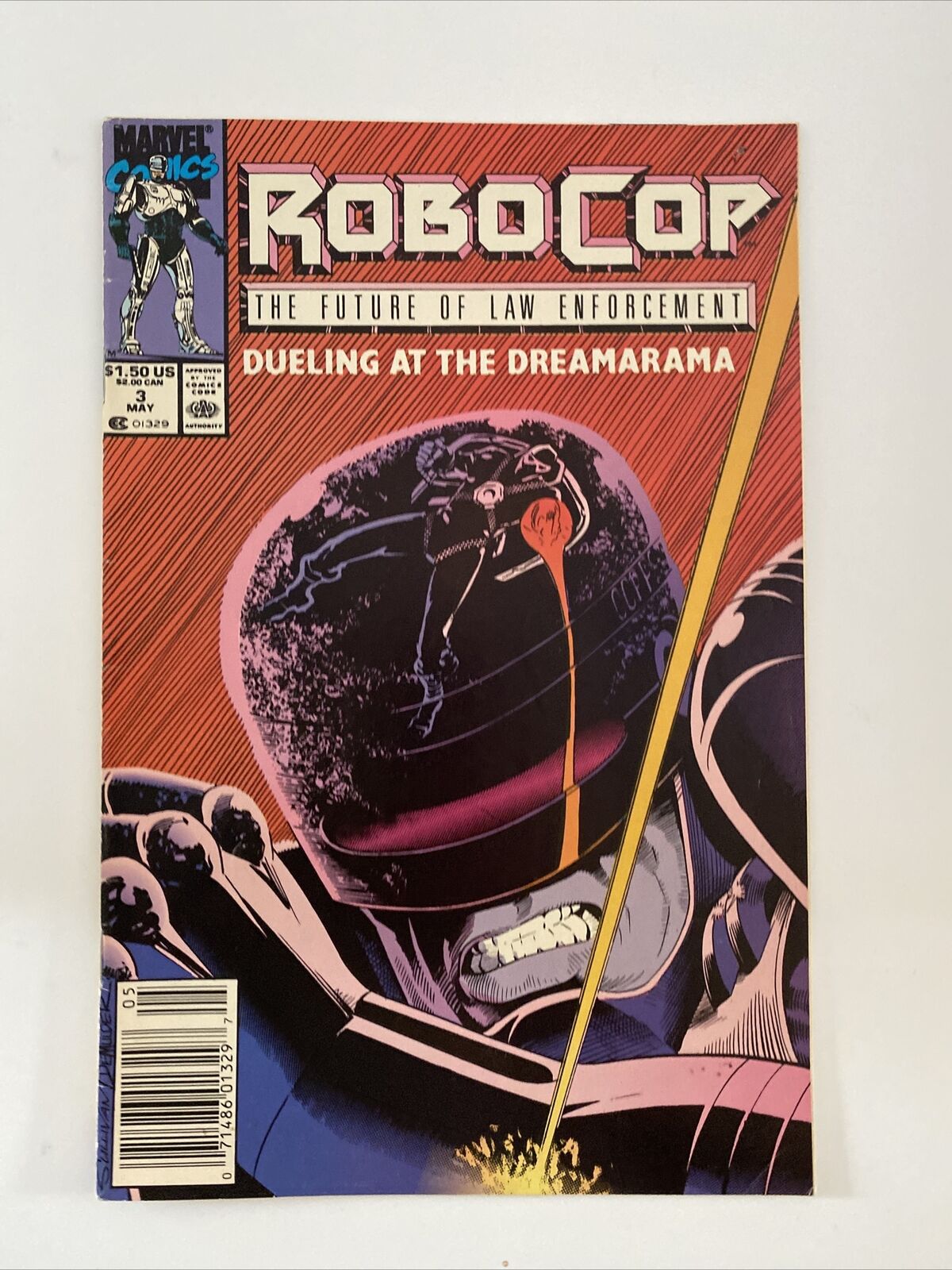 Robocop The Future Of Law Enforcement, #3, Marvel Comics 1990
