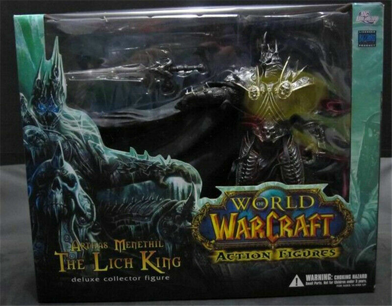 World of Warcraft WOW Arthas Menethil The Lich King Dluxe Collector Figure