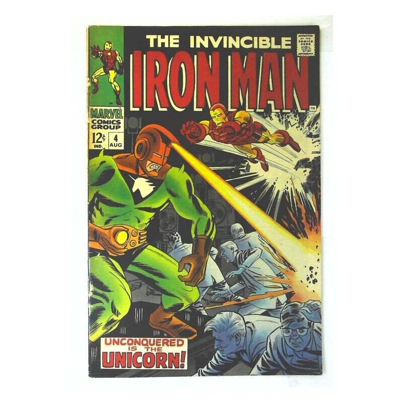 Iron Man (1968 series) #4 in Very Fine minus condition. Marvel comics [a\\