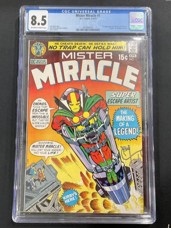 Mister Miracle #1 CGC 8.5 1st Appearance Mr. Miracle Movie