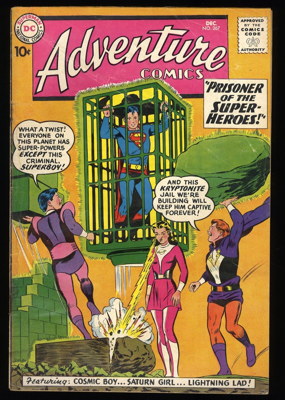 Adventure Comics #267 VG- 3.5 2nd Legion of Super-Heroes DC Comics 1959