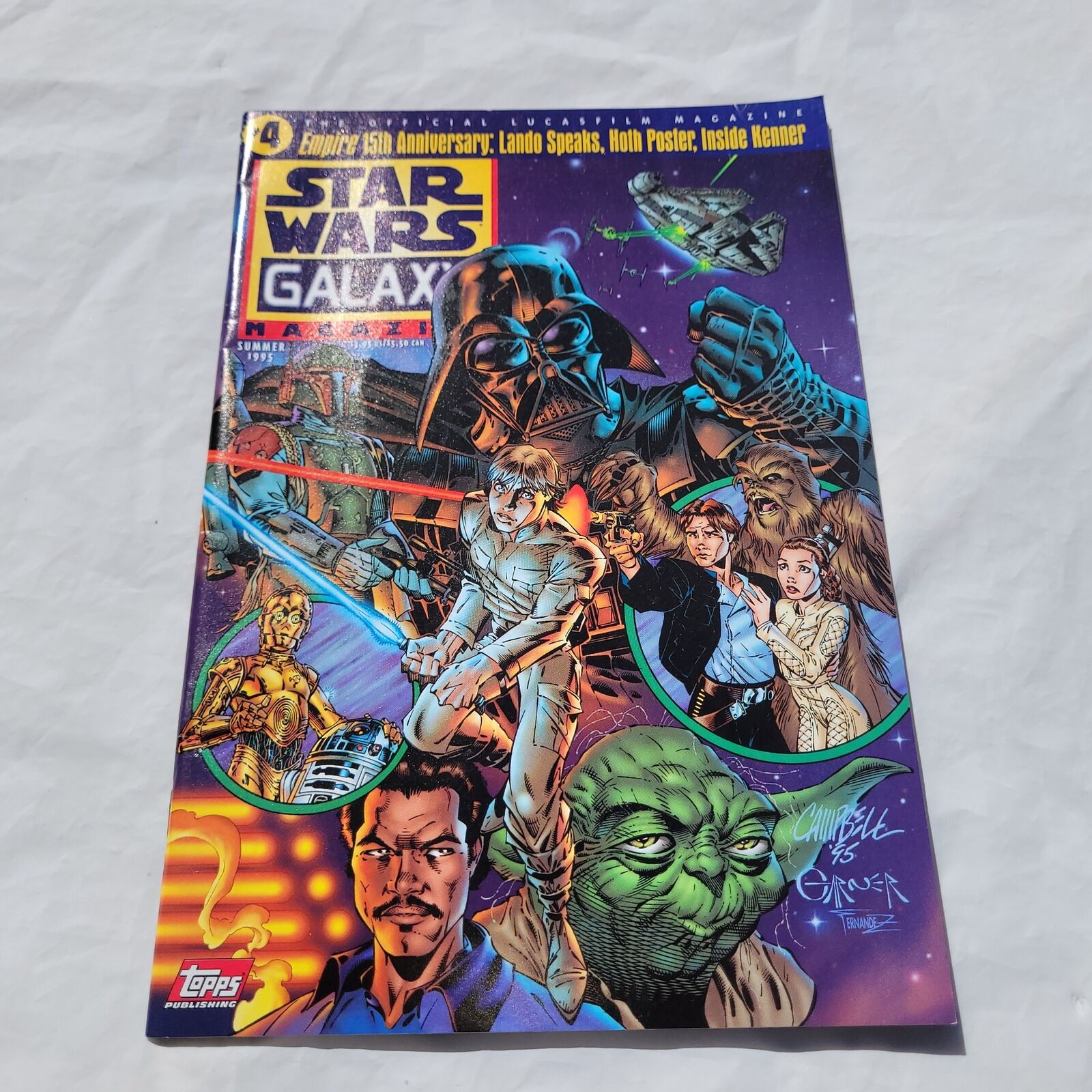 Star Wars Galaxy Magizine Number 4 1995 Summer  Book Magazine