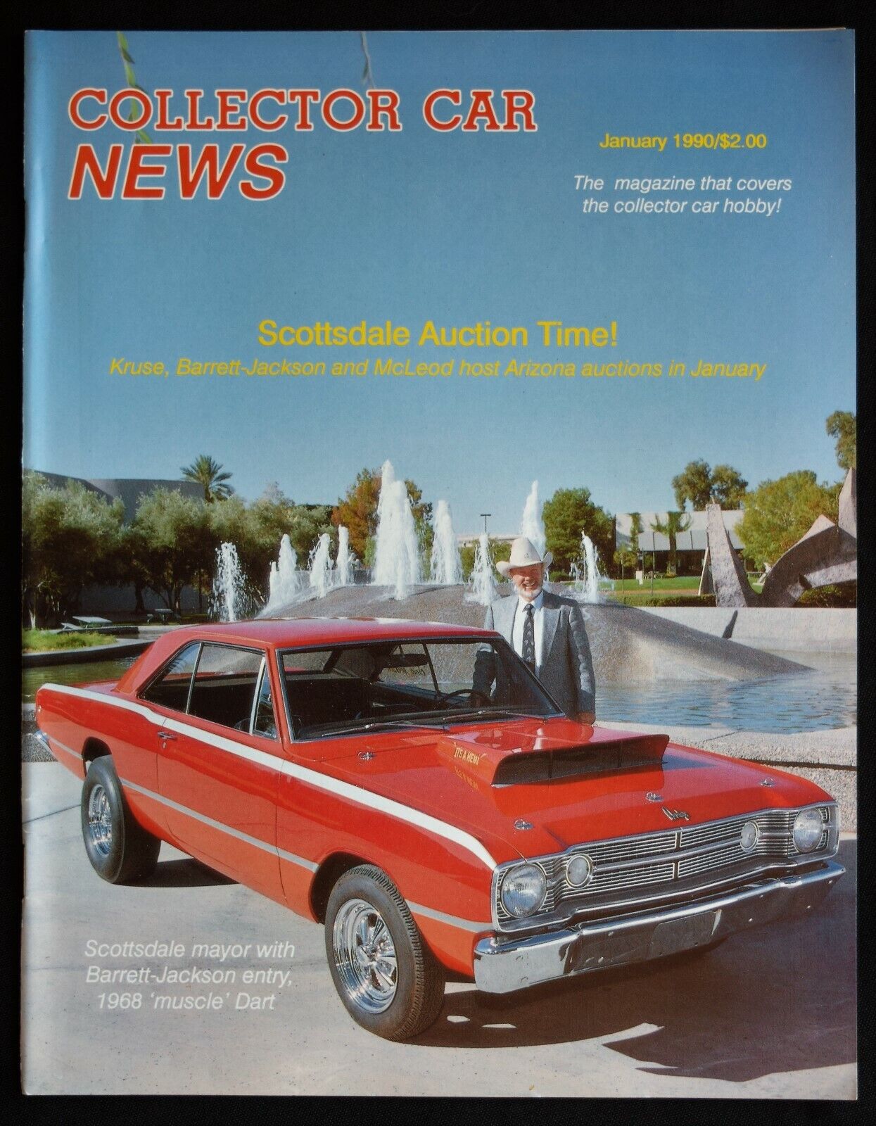 COLLECTOR CAR NEWS MAGAZINE - JANUARY 1990