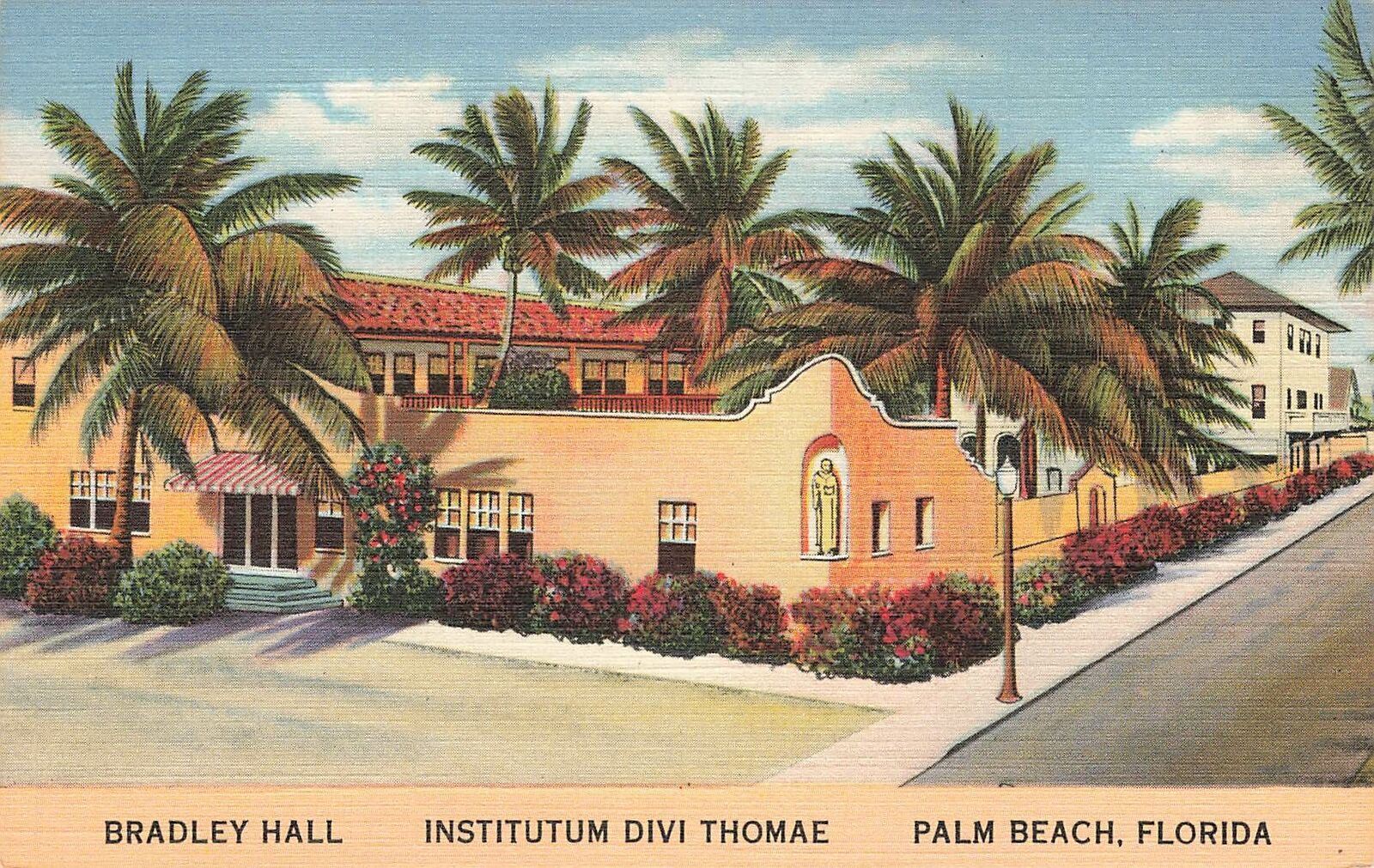 Vintage Postcard Bradley Hall Institutum Divi Thomae Palm Beach marine biology