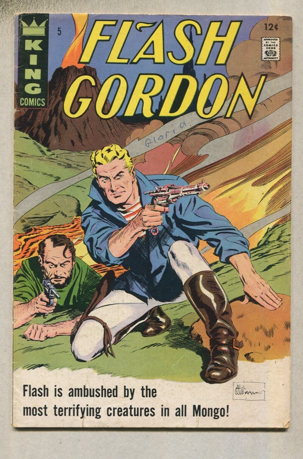 Flash Gordon: # 5 VG/FN Flash Is Ambushed  King Comics      D5