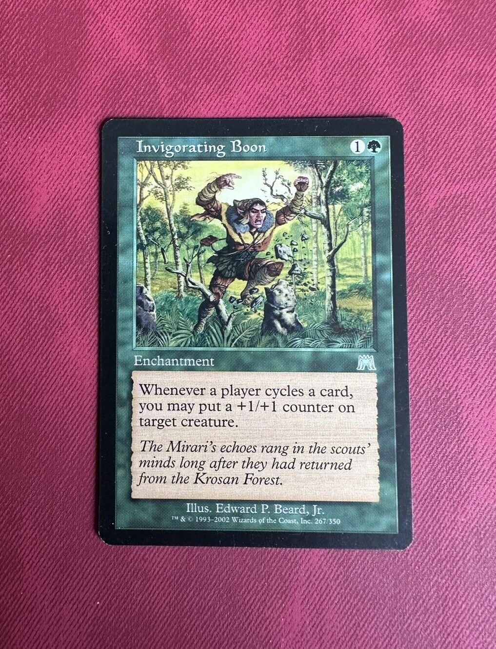 Invigorating Boon - NM - MTG Onslaught - Magic the Gathering - Excellent
