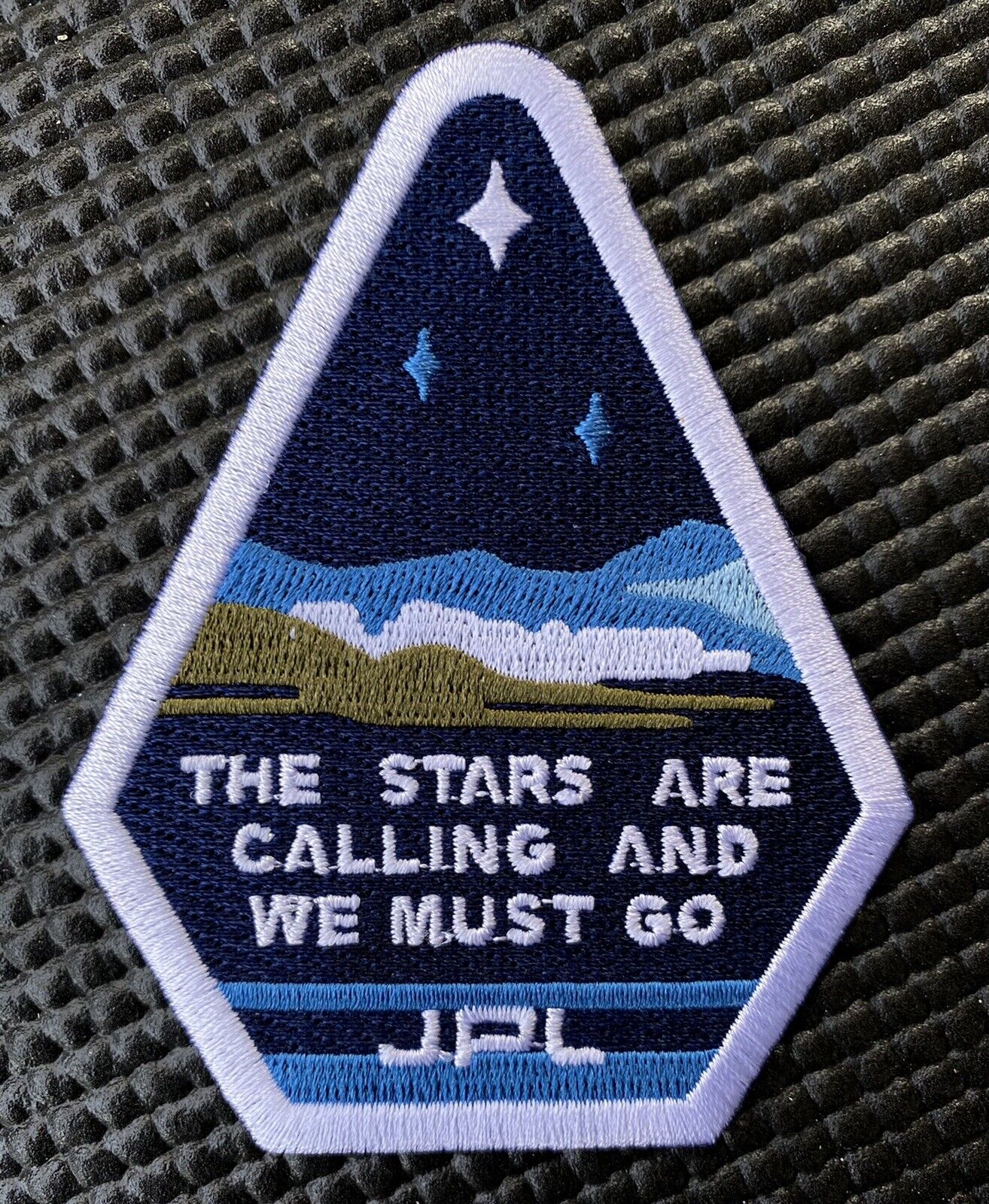 RARE - JPL NASA Space Patch “The Stars Are Calling And We Must Go” - 4”