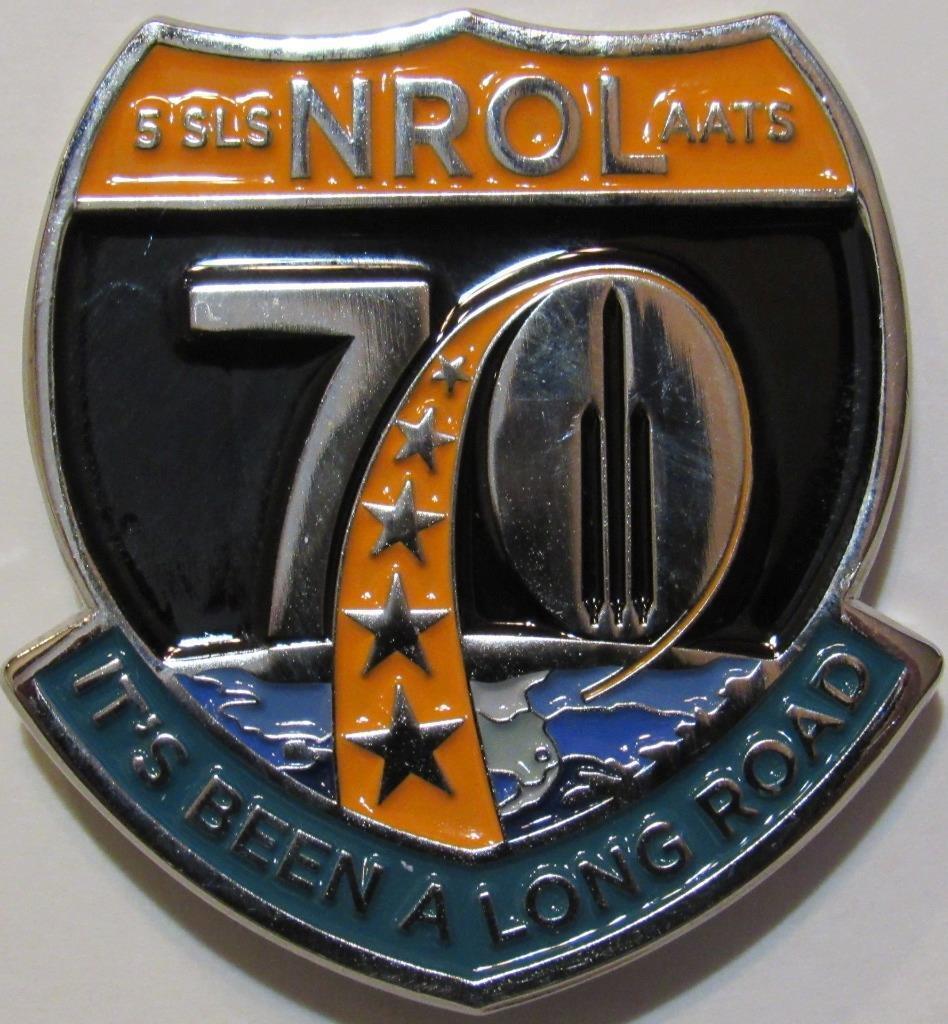 5 SLS DELTA IV HEAVY NROL-70 SPACE MISSION COIN AATS - IT'S BEEN A LONG ROAD