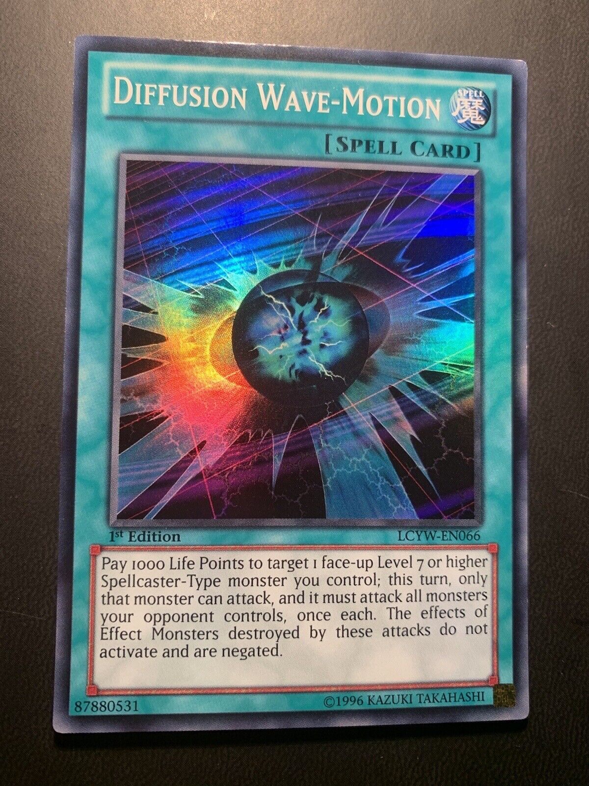 Yugioh Super Rare Wave-Motion Broadcast - LCYW-EN066 1st Edition - English