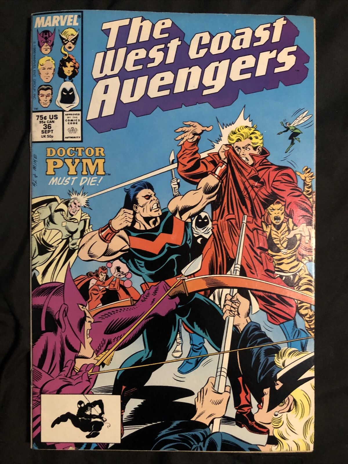 West Coast Avengers #36 1988 Marvel Comics Comic Book 