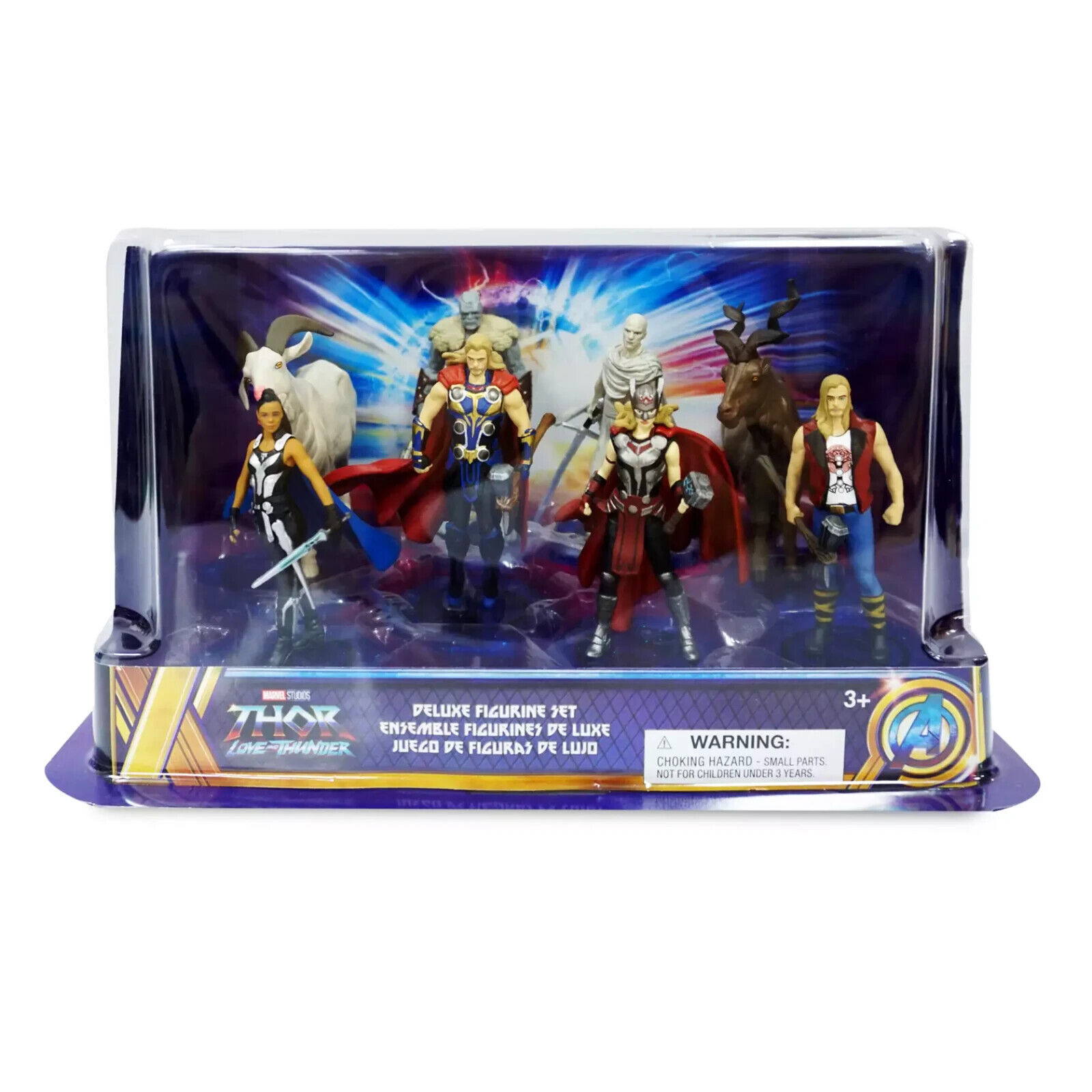 Thor: Love and Thunder Deluxe Figure Set Figurine playset Disney Marvel New