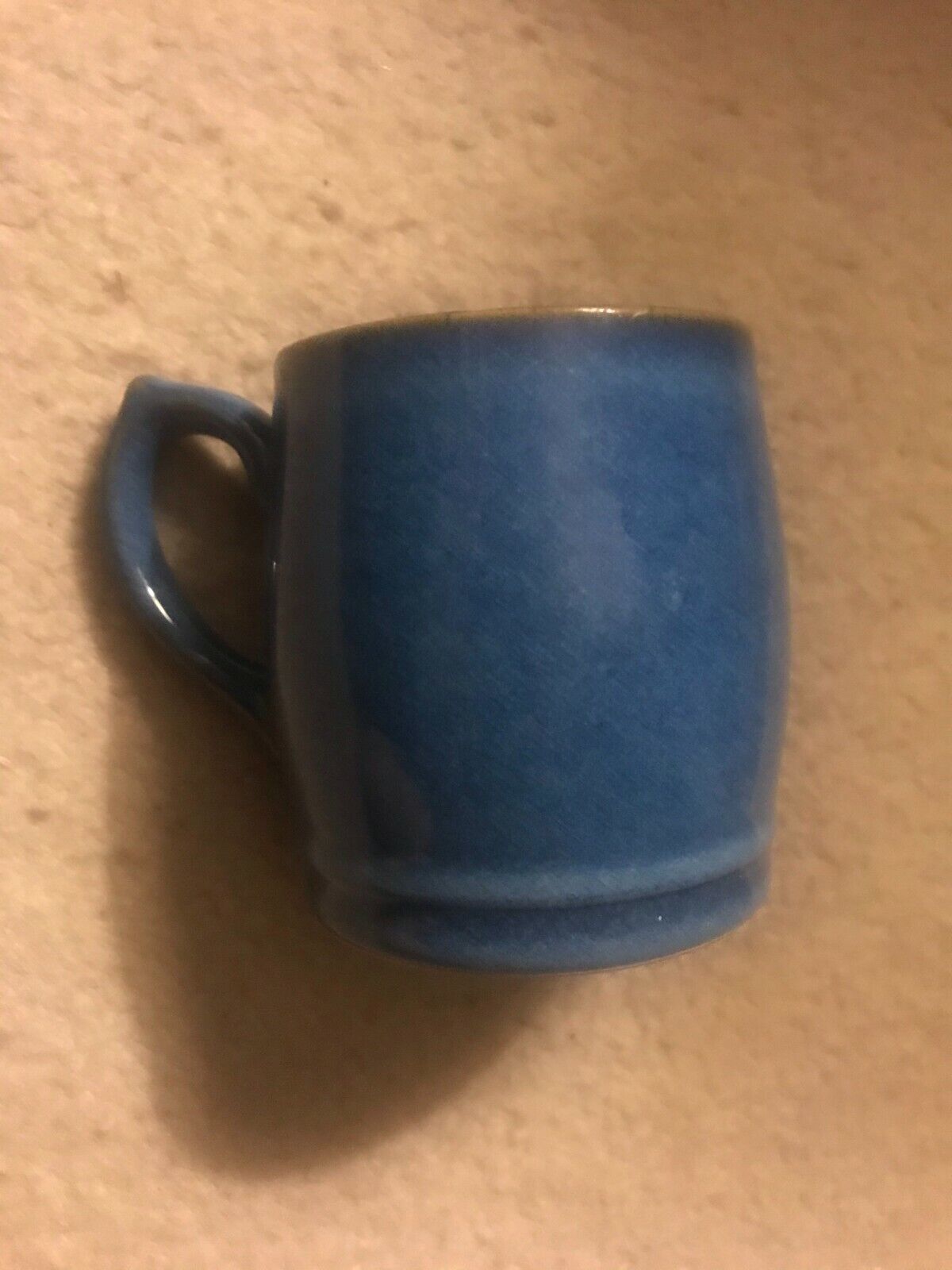 Rare Vintage / Antique Chinese Jun Style Blue Porcelain Mug / Cup - 3\