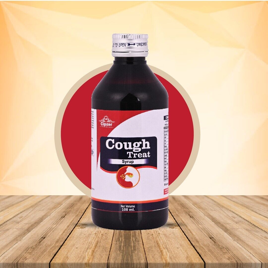 Cipzer Cough Treat Syrup For Dry Cough, Cough & Cold, Better For Old Cough