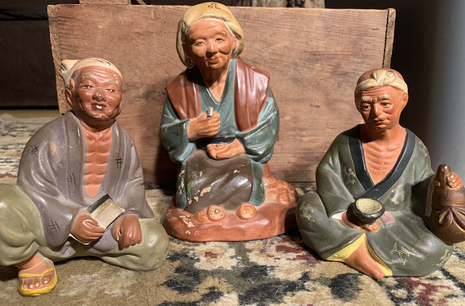 Vintage Japanese Figurine Lot Realistic Slice Of Life Original Anart Creation