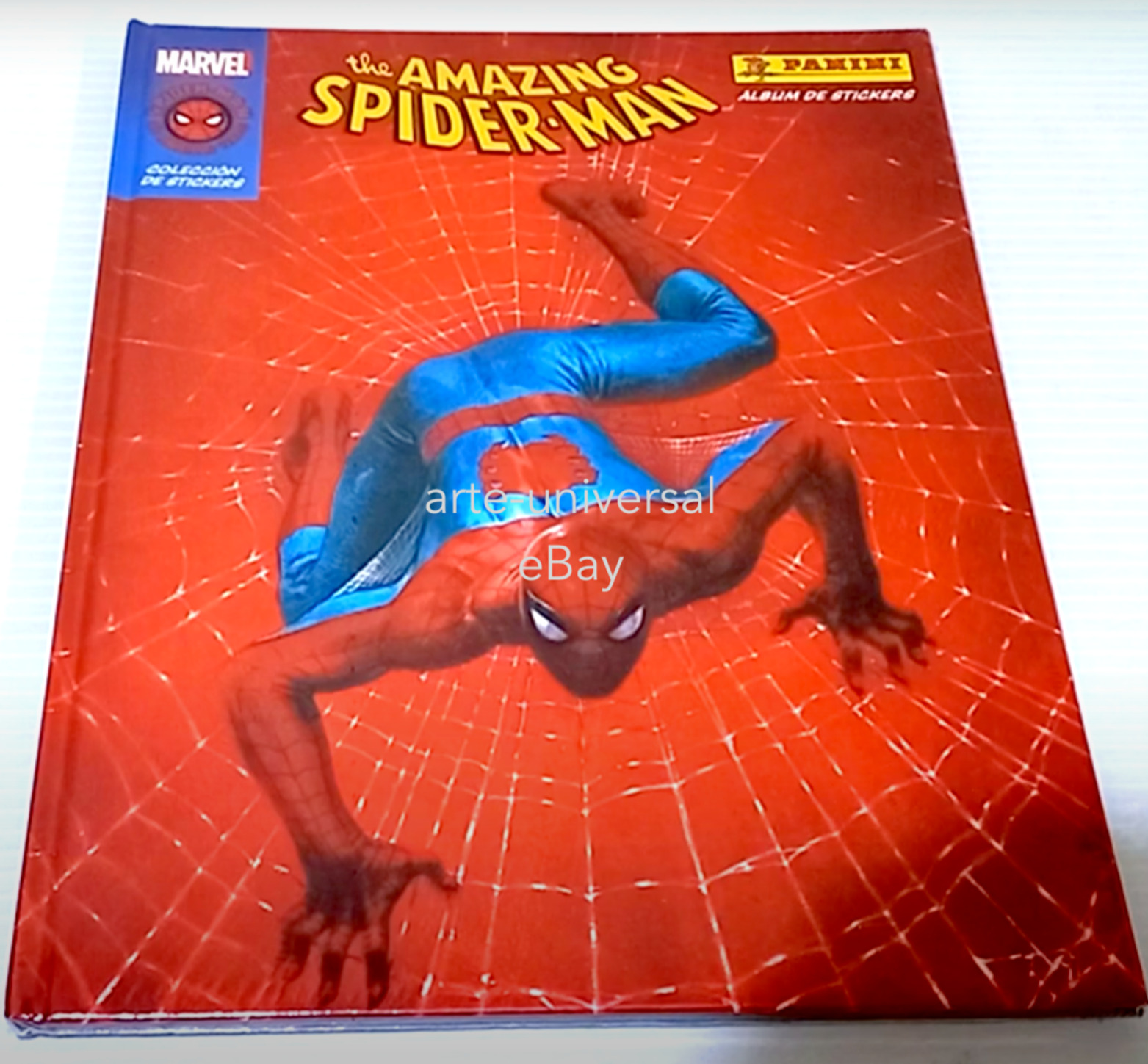 HARDCOVER DELUXE ALBUM Spiderman 60 Anniversary Panini Sticker Album Collection