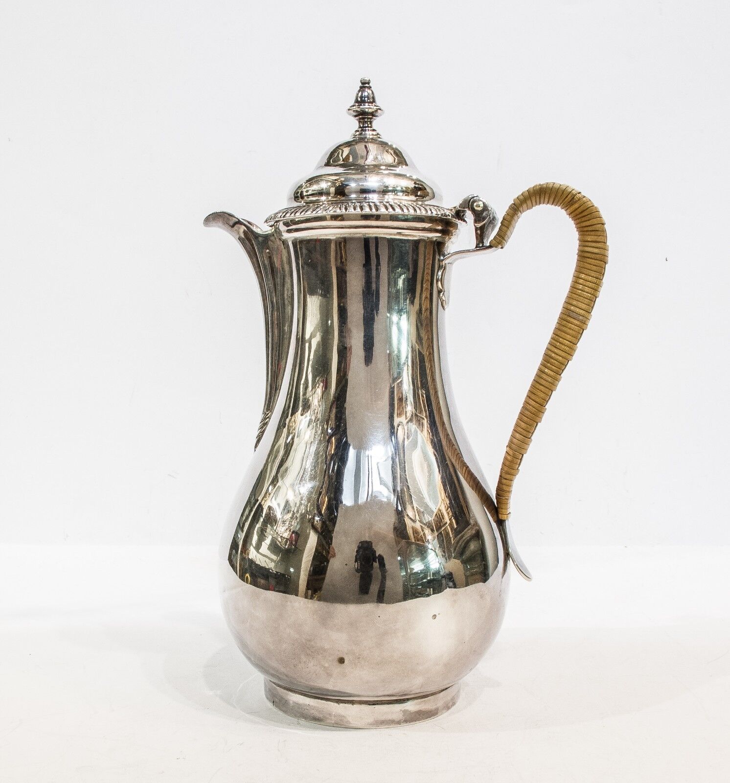 English Sterling Silver Coffee Pot, 1765