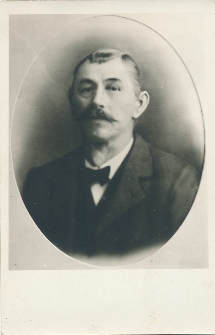 Man With Mustache Real Photo Postcard rppc