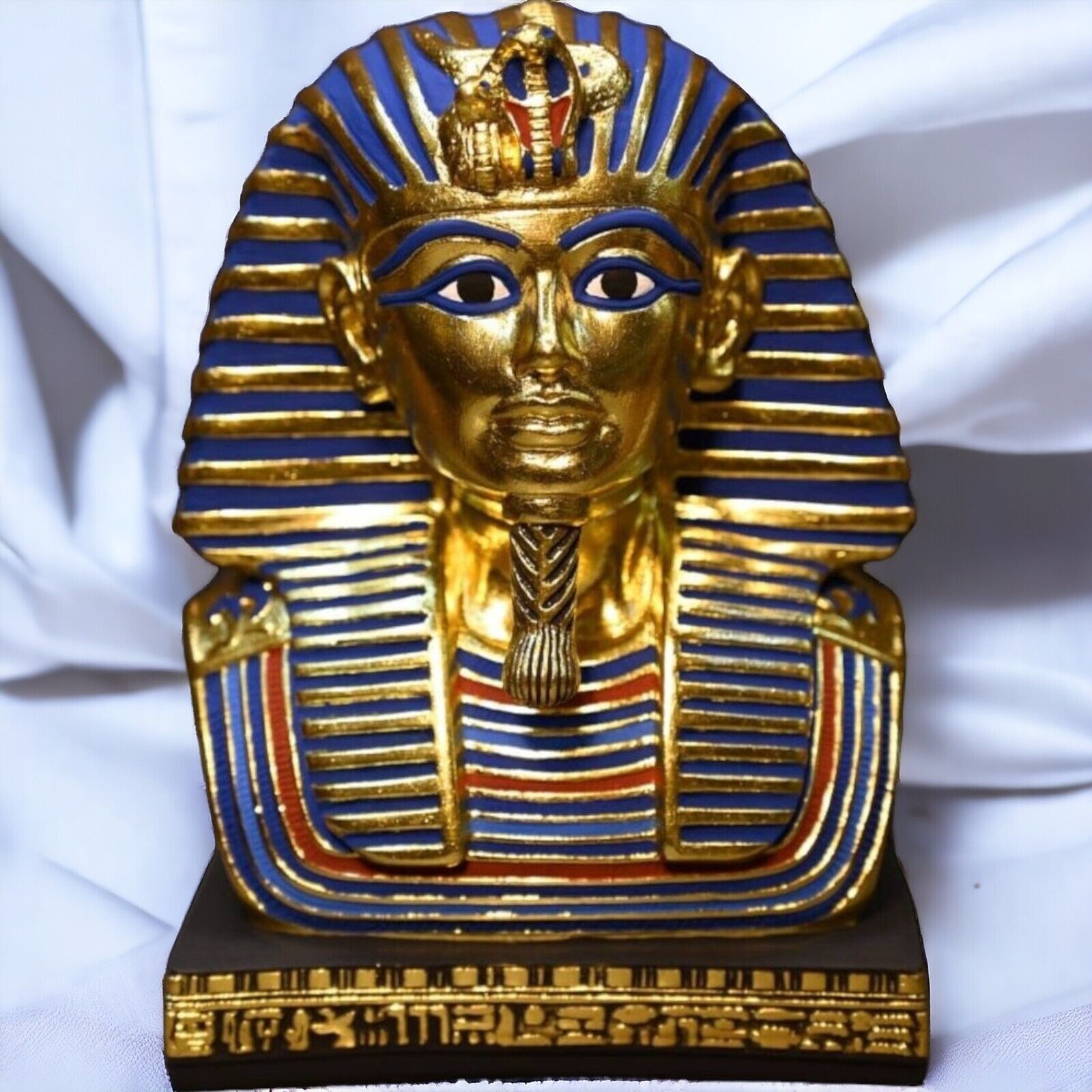 UNIQUE ANCIENT EGYPTIAN ANTIQUES Heavy Statue Bust Of King Tutankhamun Egypt BC