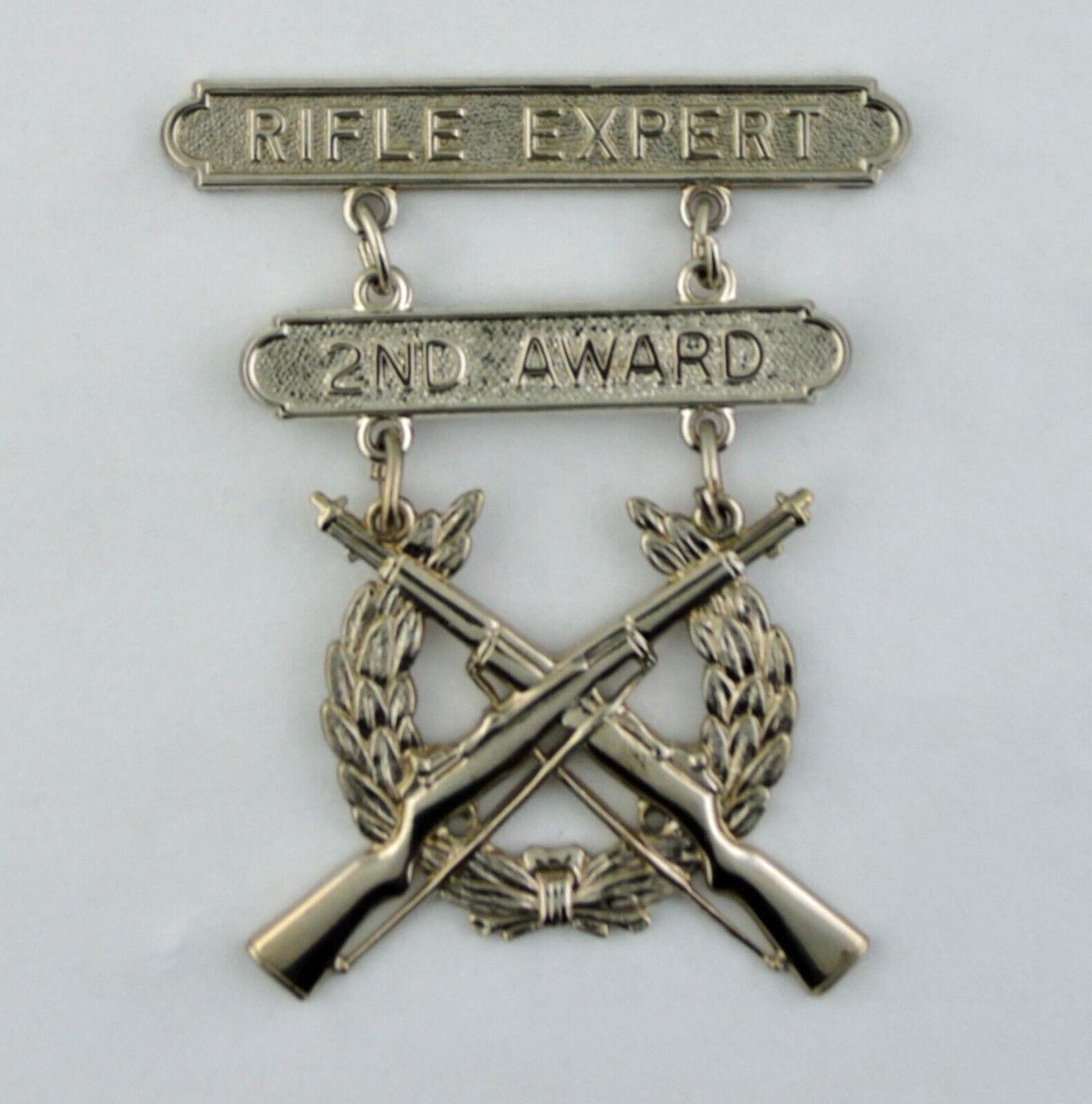 Rifle Expert 2ND AWARD Marine Corps Weapons Qualification Badge USMC 