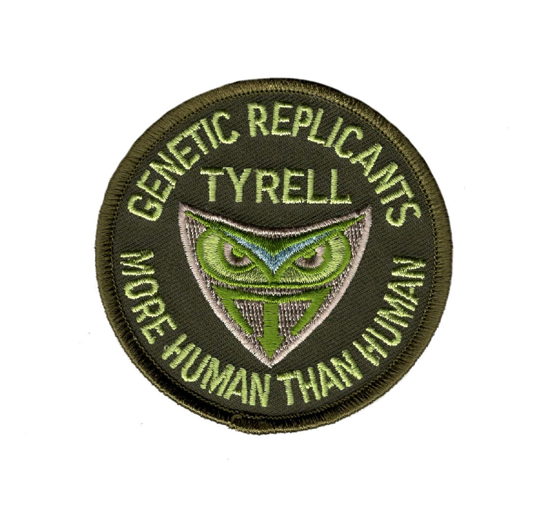 Blade Runner Tyrell Genetic Replicants Owl Hook fastener Patch (3.0 inch-TY4)