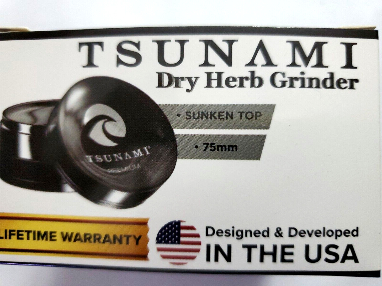 Tsunami 75mm Grinder Black