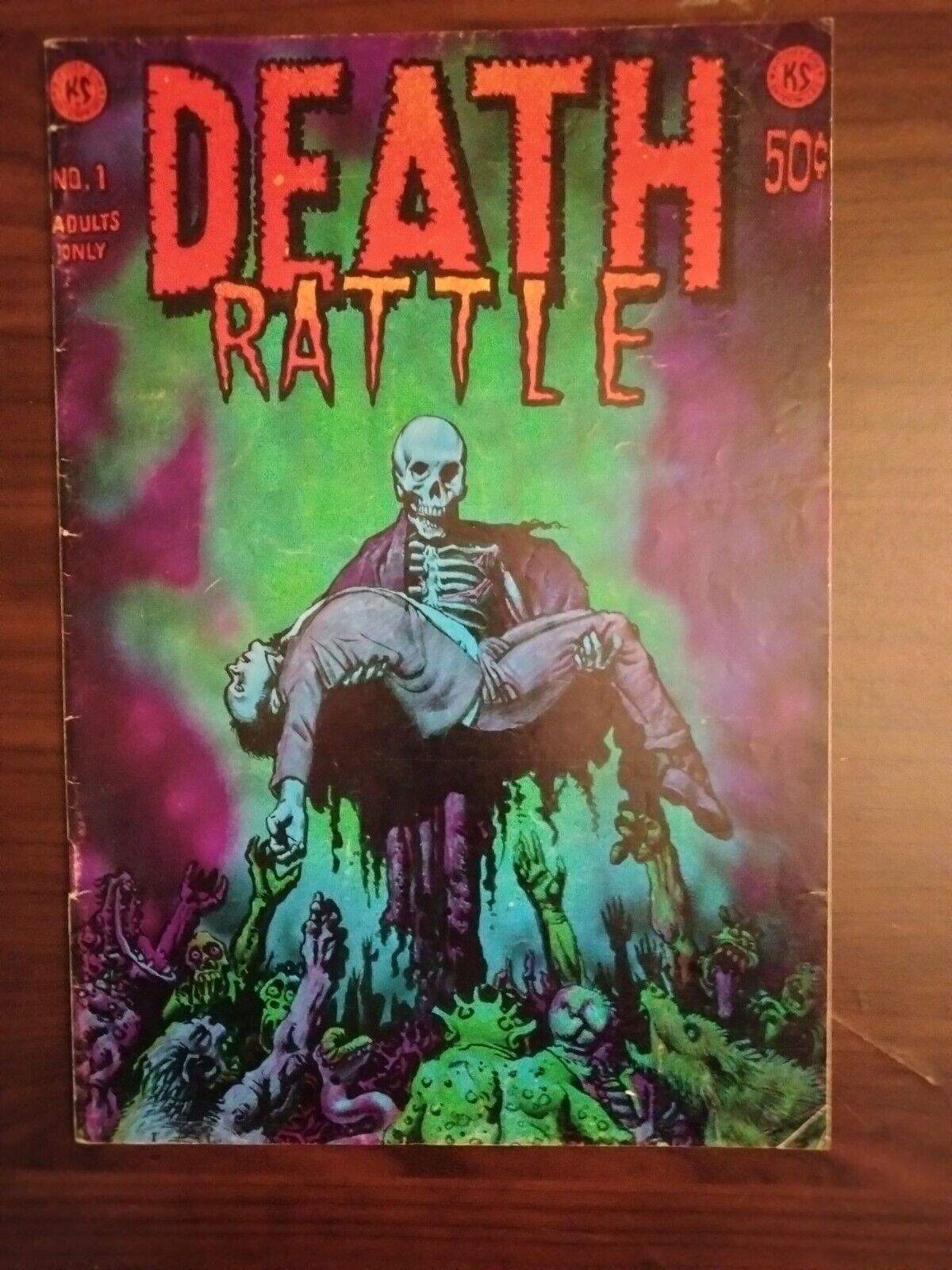 Independent Comics Lot Of 7 Books Death Rattle #1, Two Fisted Zombies , Slow...