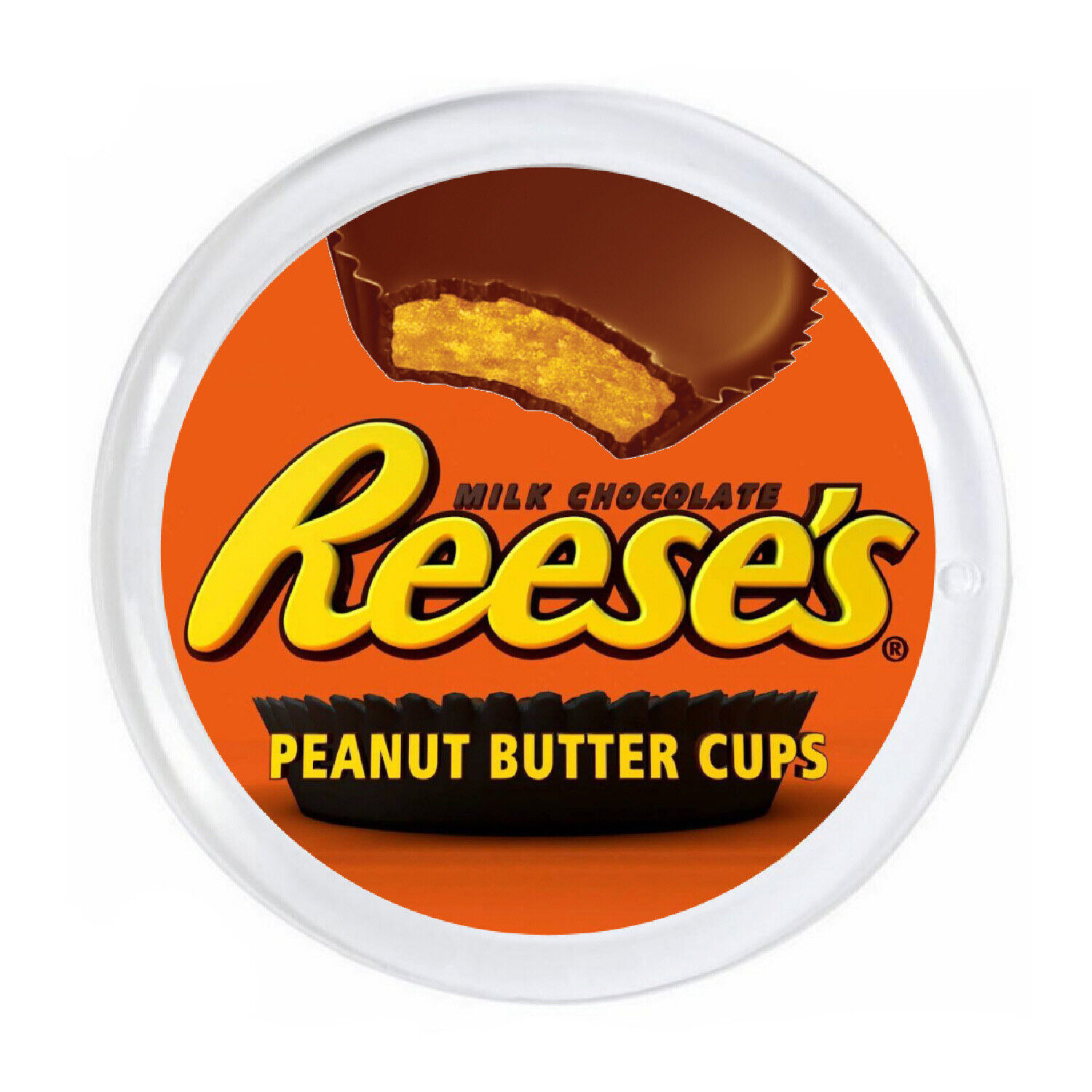 Reese\'s Peanut Butter Cups Magnet big round 3 inch diameter