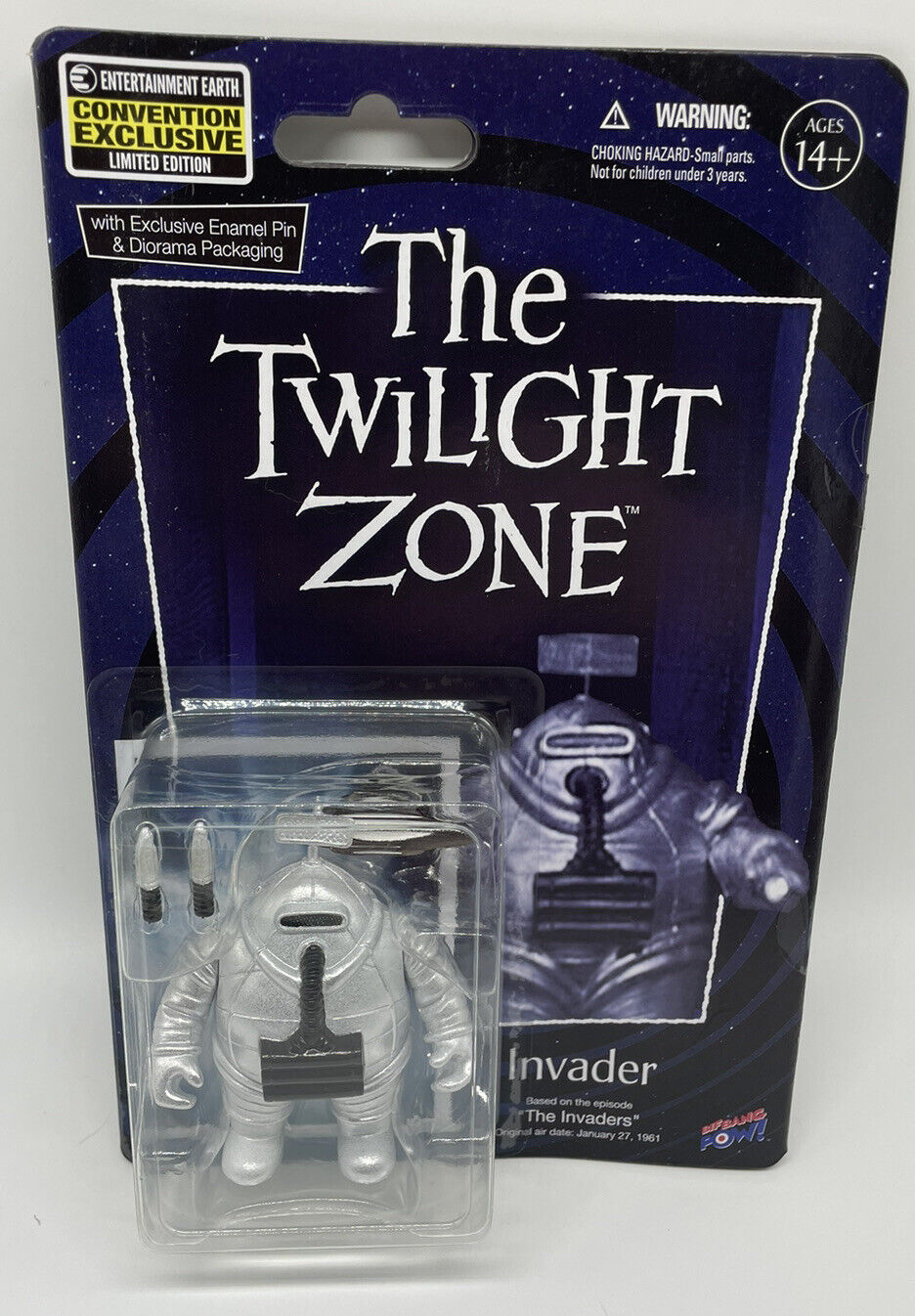 The Twilight Zone Invader Action Figure by Bif Bang Pow EE Convention Exclusive