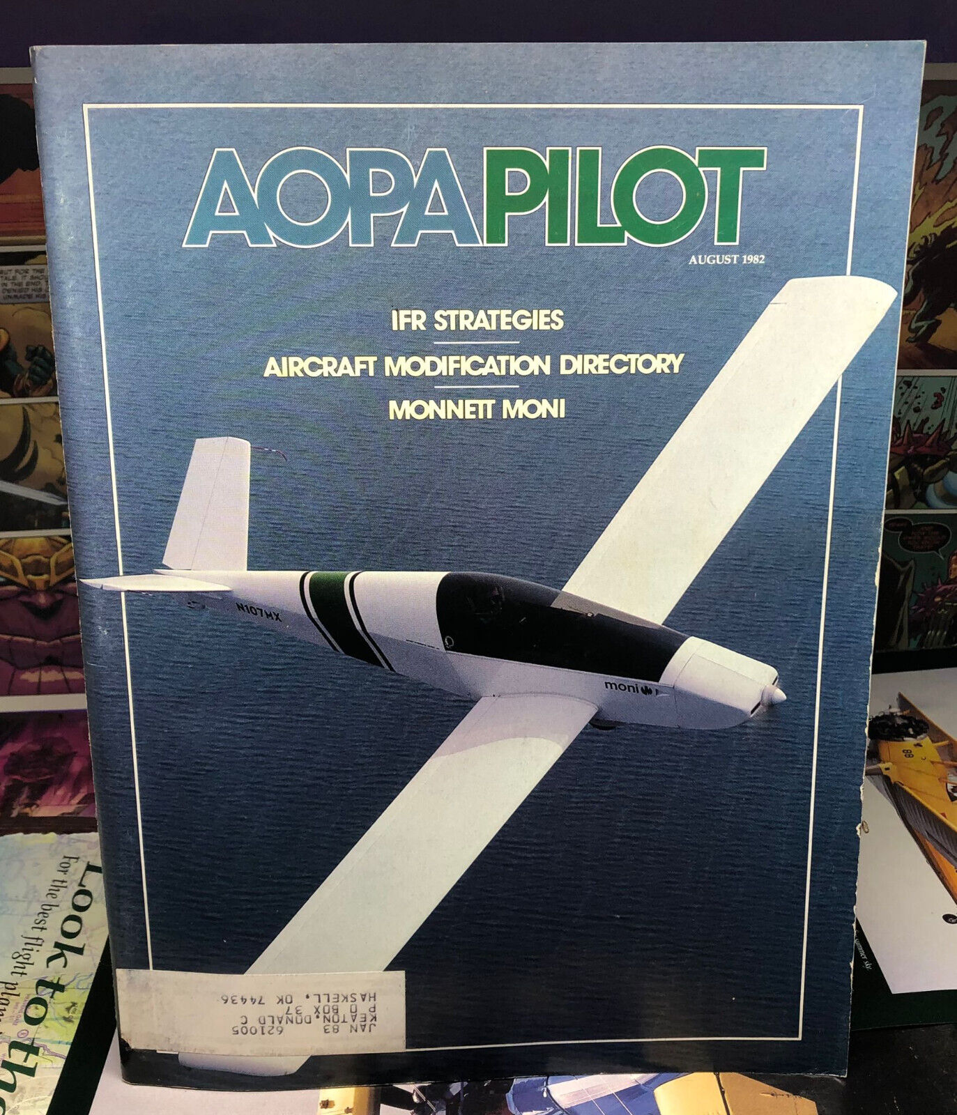 Aopa Pilot Magazine - August 1982, IFR Strategies, Craft Modification, Monnett