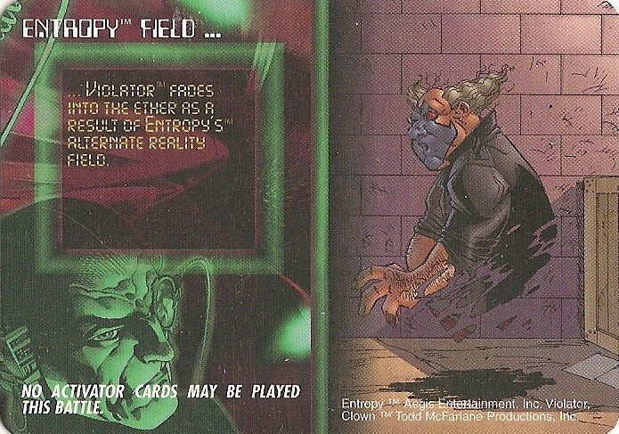 Marvel OVERPOWER Shattered Image EVENT Entropy Field Image Rare Violator Clown