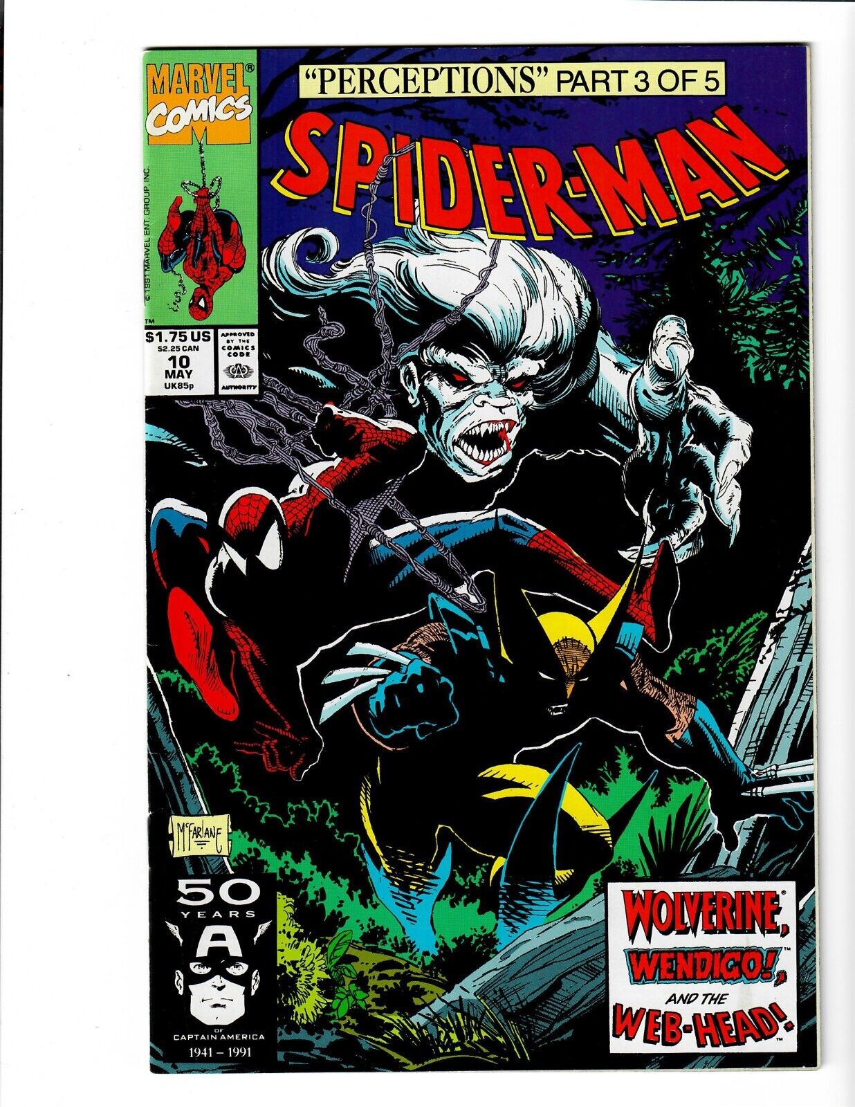 1991 Marvel Comics Spider-Man Perceptions Part 3 of 5 Issue #10