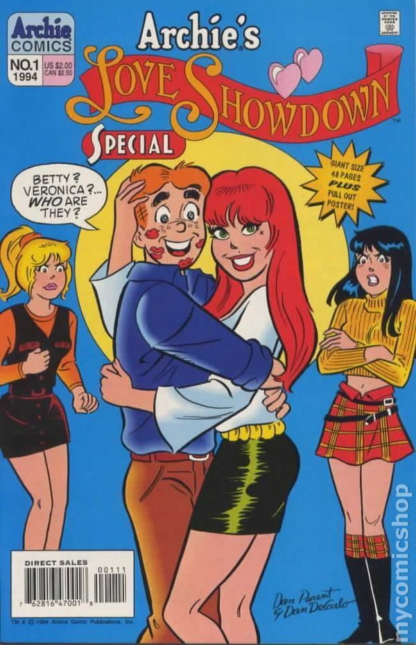 Archie's Love Showdown Special #1 FN 1994 Stock Image
