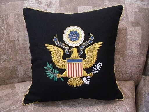 Great Seal Presidential Top Quality Embroidered Pillow - Great Gift Item