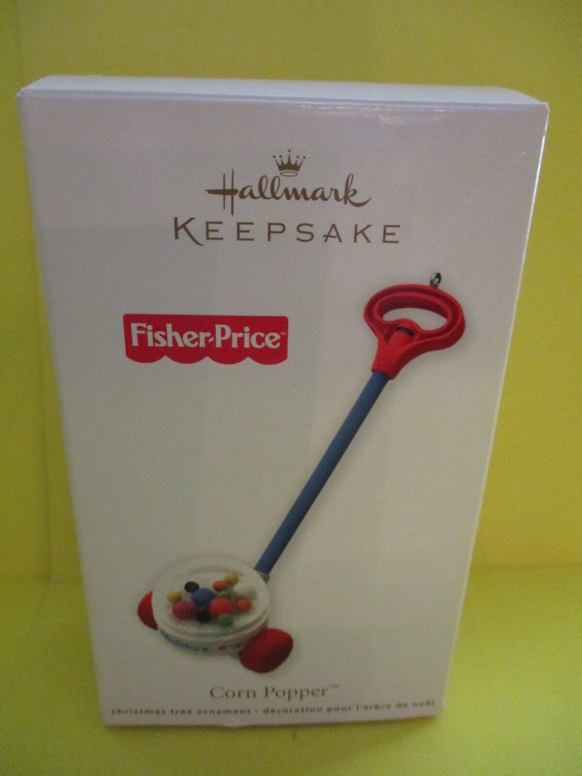2012 Hallmark Fisher-Price Corn Popper Push to Hear See Pop New but Damaged Box