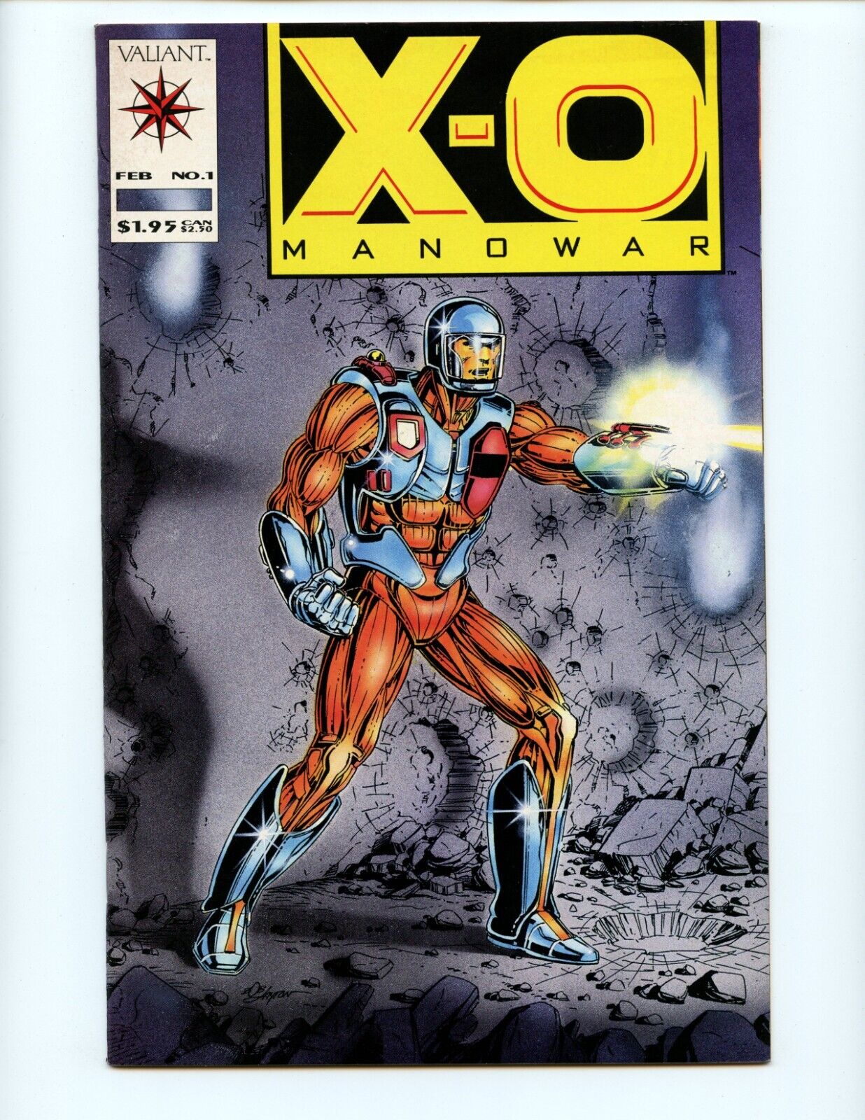 X-O Manowar #1 Comic Book 1992 VF/NM 1st App Acclaim Valiant Comics