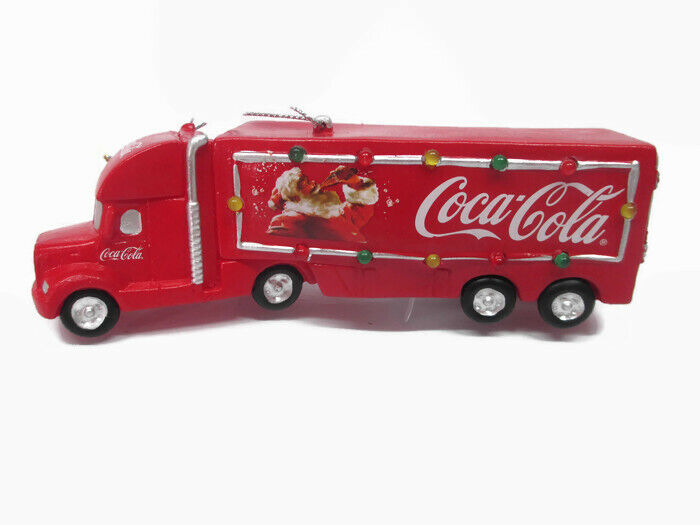 Coca-Cola Kurt S Adler Truck LED Light Holiday Christmas Ornament Santa