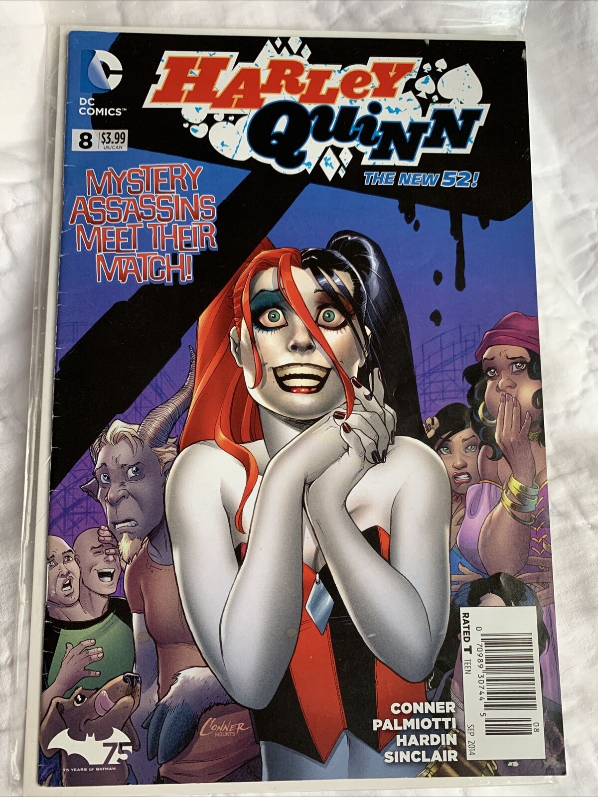Harley Quinn #8 The New 52, Amanda Connor 2014 DC Comics VG