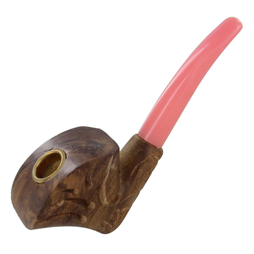 Handmade Intellectual Thinker Smoking Wooden Tobacco Pipe