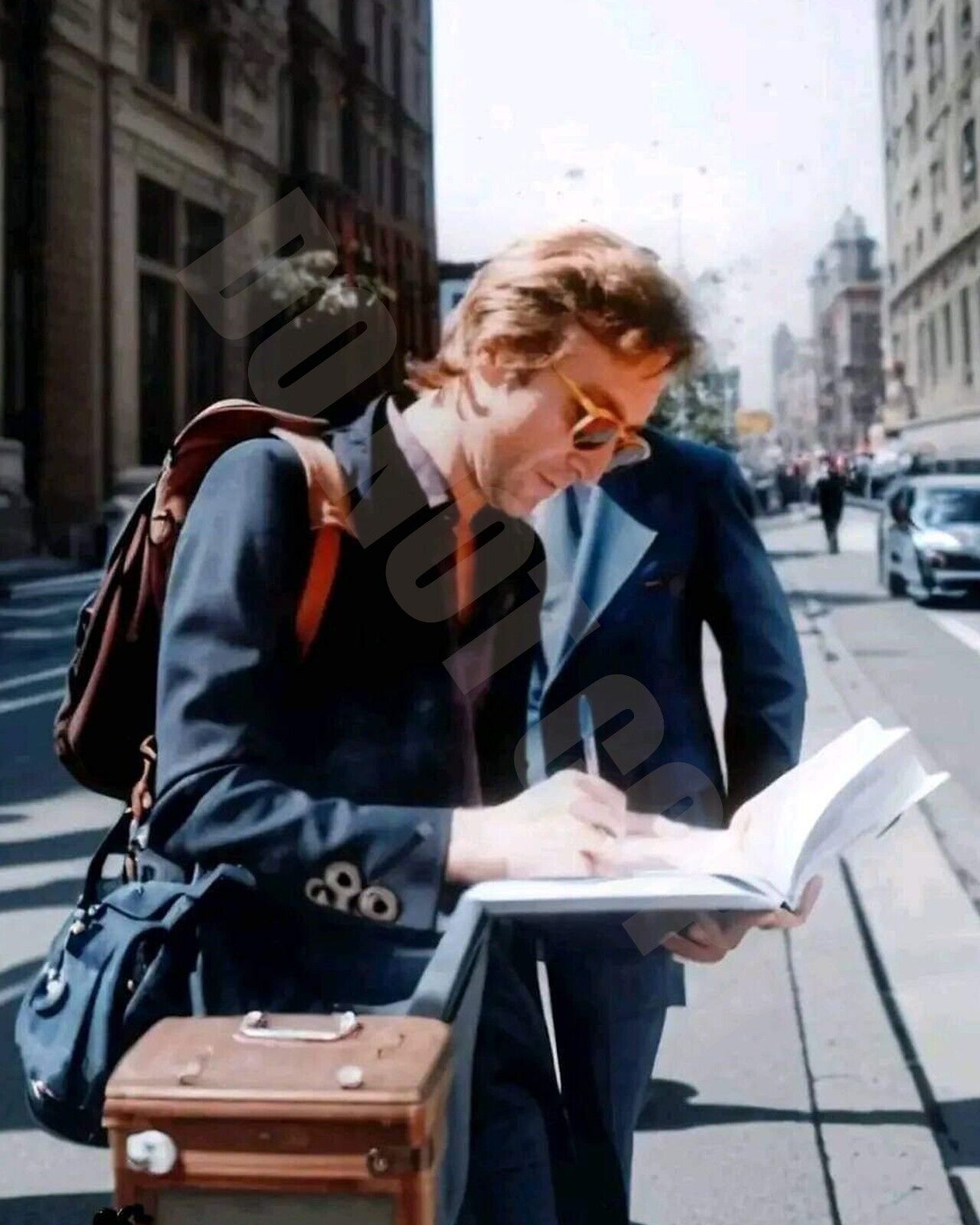 John Lennon One Of The Last Signed Autograph Beatles New York City 8x10 Photo