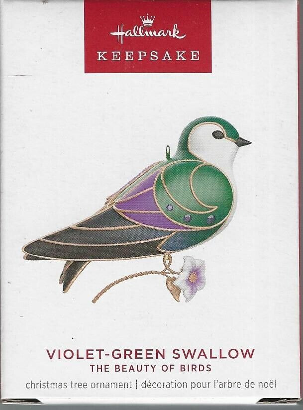 Hallmark Keepsake 2024 Violet-Green Swallow Beauty of Birds 20th in Series  NEW